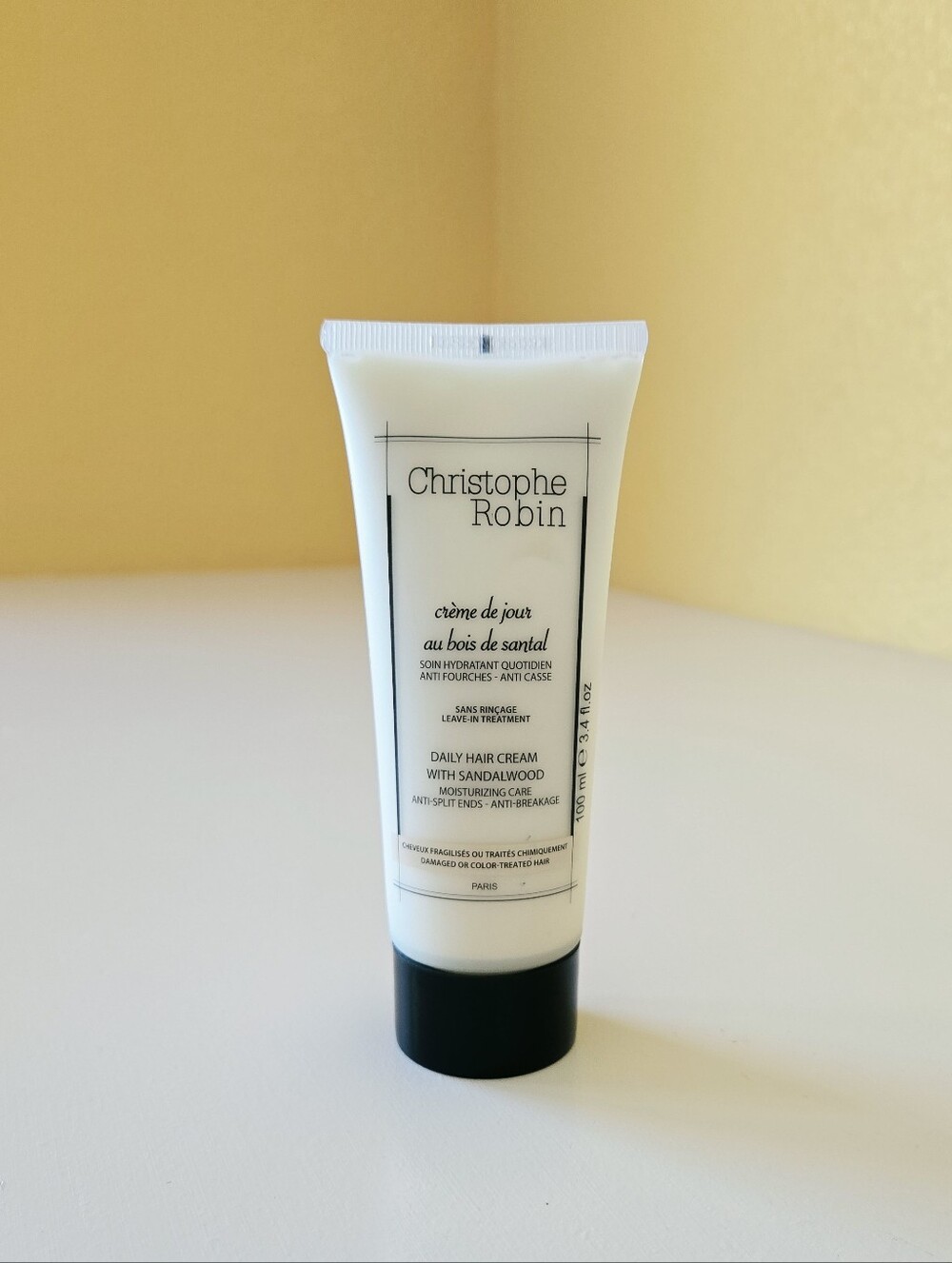 Christophe Robin Daily Hair Cream With Sandalwood. 3.4 oz Discontinued SEALED!!